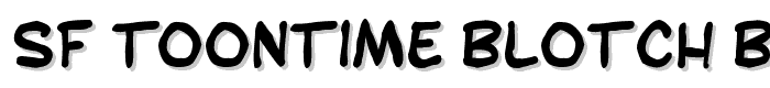 SF Toontime Blotch Bold font